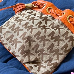 Michael Kors Logo Crossbody with tassel EUC